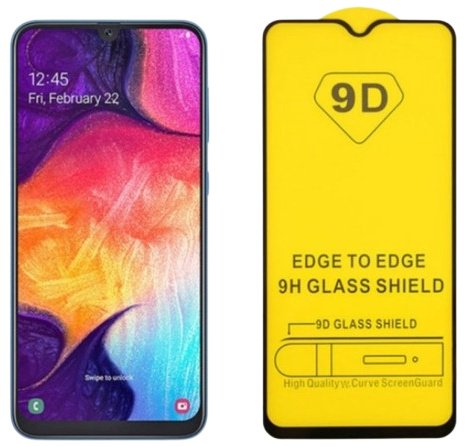 Стекло для Samsung Galaxy A10 черный купить,200