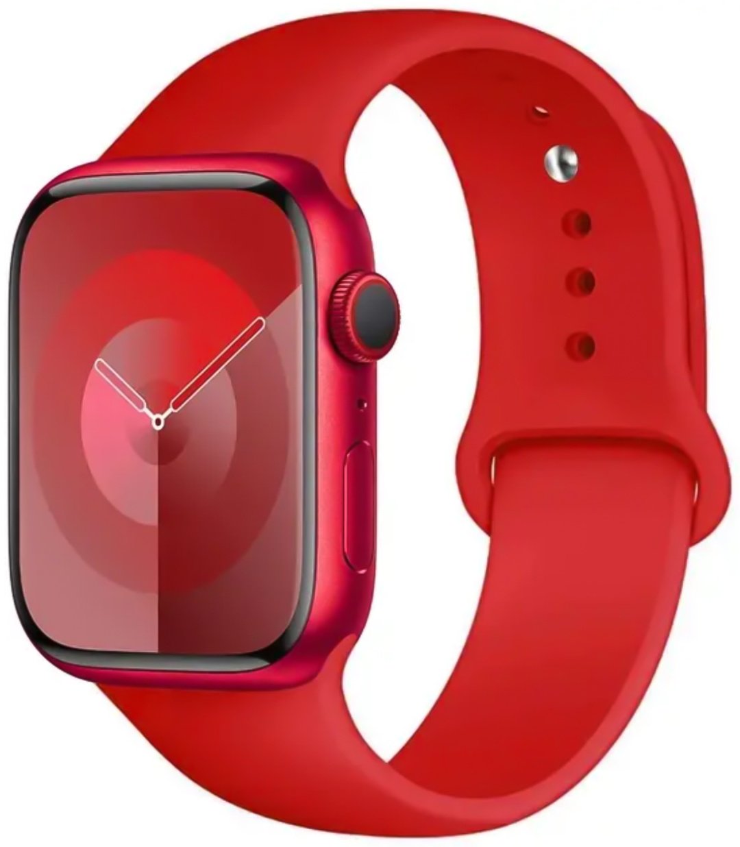 Ремешок для Apple Watch Series 4, Watch Series 5, Watch Series 6, Watch SE, Watch SE 2nd Gen красный