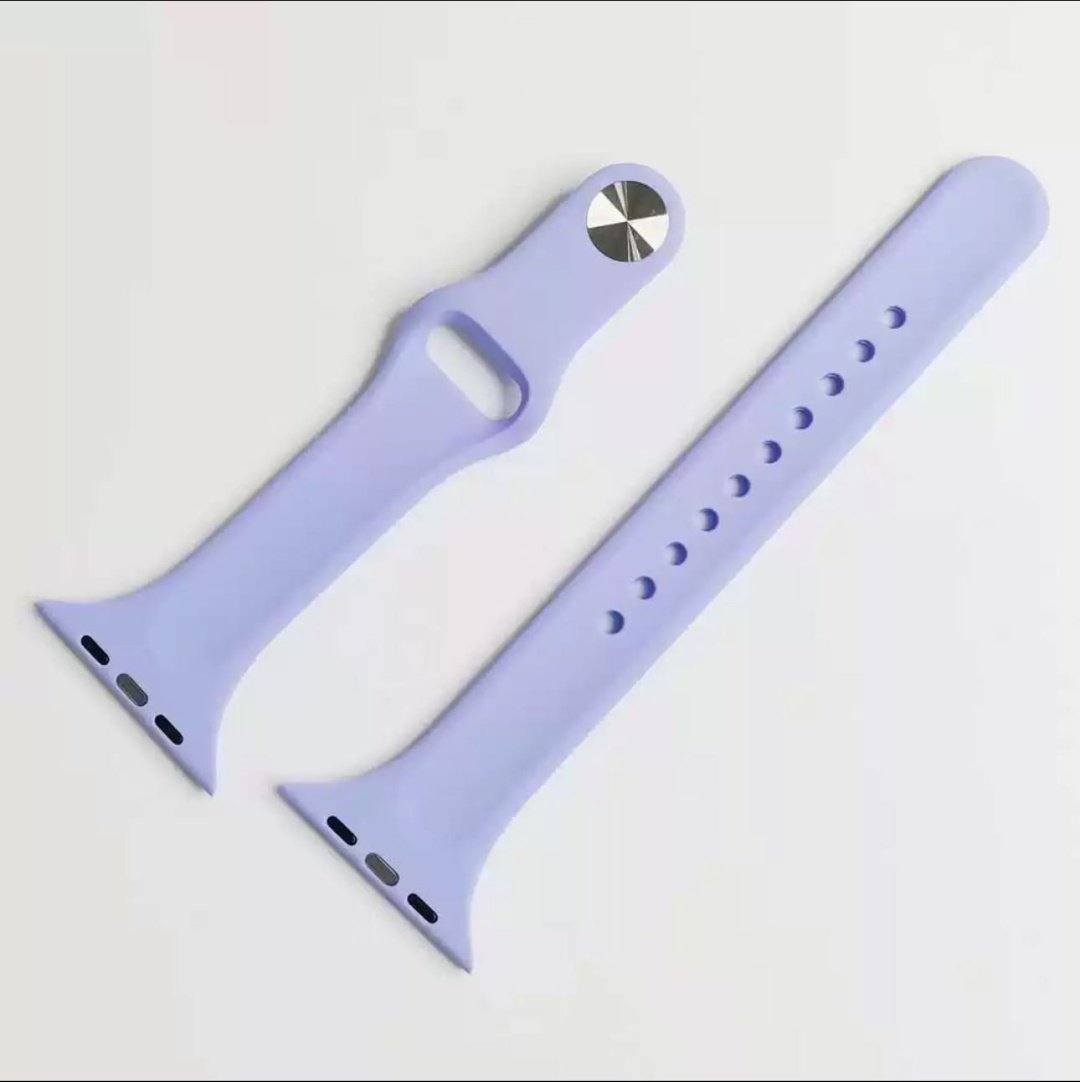 Ремешок для Apple Watch Series 4, Watch Series 5, Watch Series 6, Watch Series 7, Watch Series 8 сиреневый