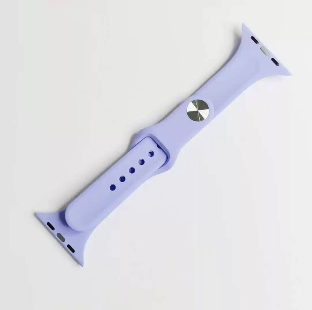 Ремешок для Apple Watch Series 4, Watch Series 5, Watch Series 6, Watch Series 7, Watch Series 8 сиреневый