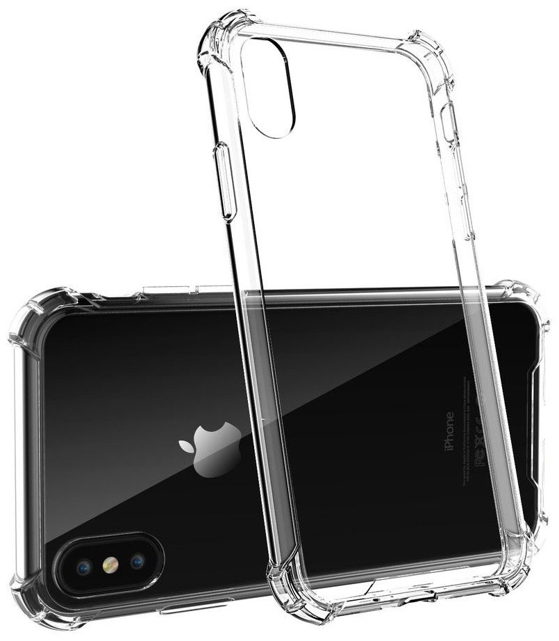 Чехол для Apple iPhone X, iPhone Xs прозрачный купить,380
