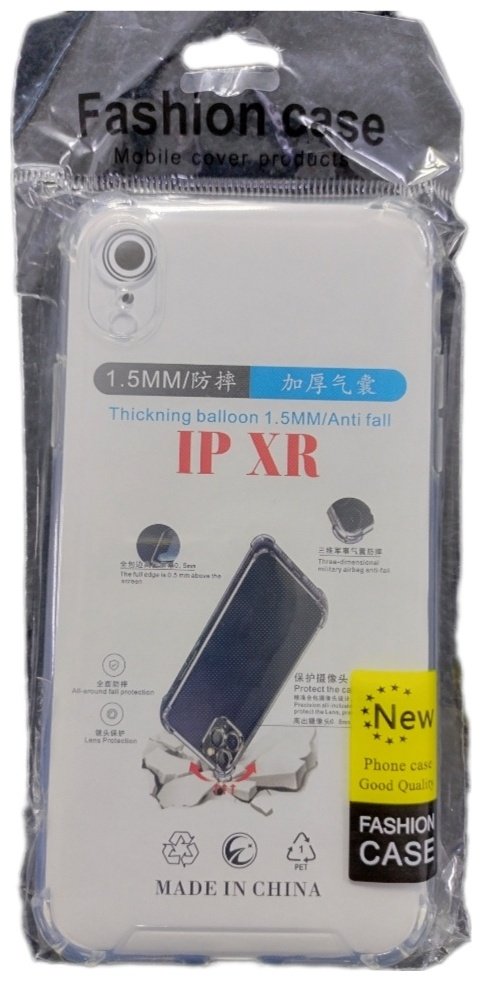 Чехол для Apple iPhone Xr прозрачный купить,1170