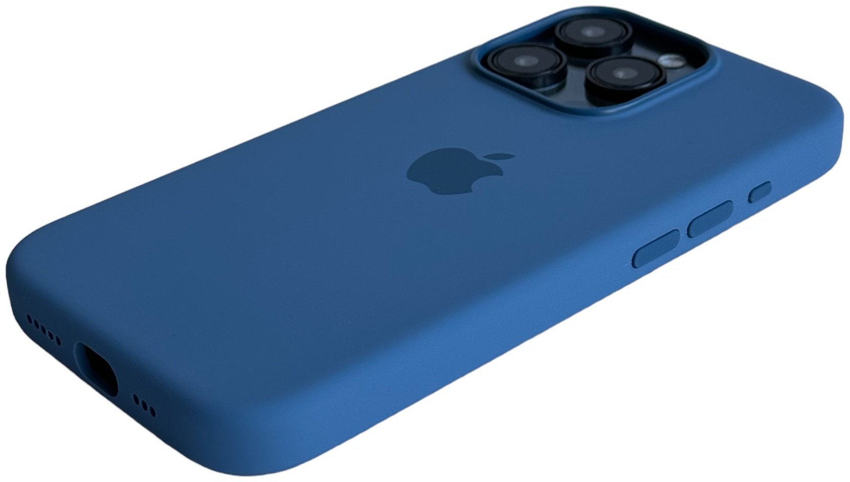 Чехол для Apple iPhone 15 Pro Max синий купить,8060