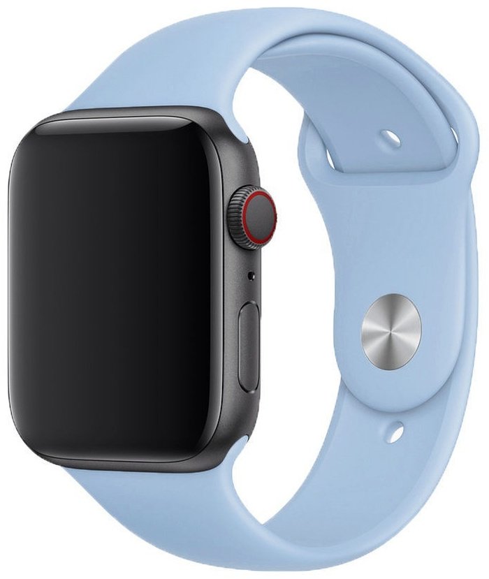 Ремешок для Apple Watch Series 4, Watch Series 5, Watch Series 6 голубой