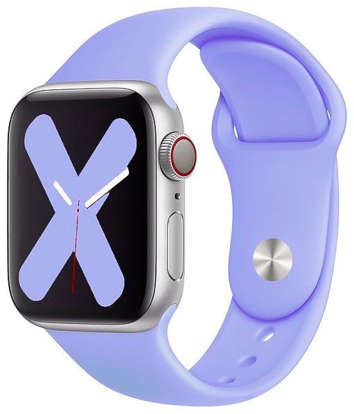 Ремешок для Apple Watch Series 4, Watch Series 5, Watch Series 6, Watch SE 2nd Gen сиреневый