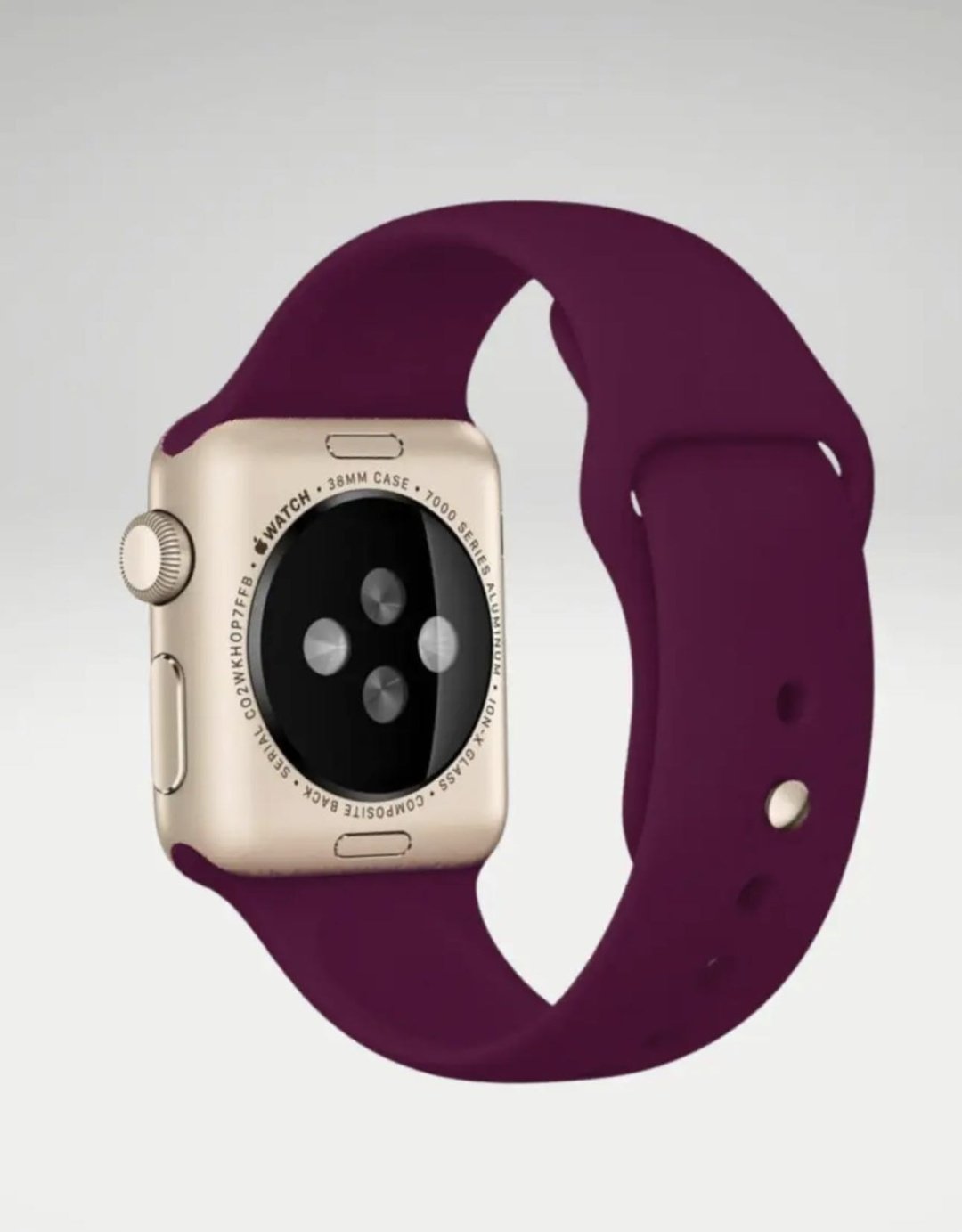 Ремешок для Apple Watch Series 3, Watch Series 4, Watch Series 5, Watch Series 6, Watch Series 7, Watch Series 8 бордовый