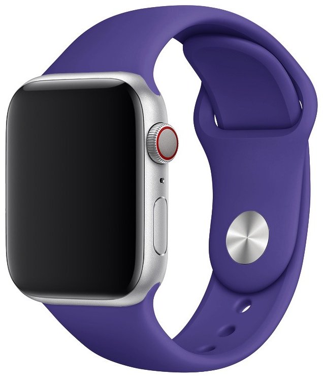 Ремешок для Apple Watch Series 5, Watch Series 6, Watch Series 7, Watch Series 8, Watch Series 9 фиолетовый