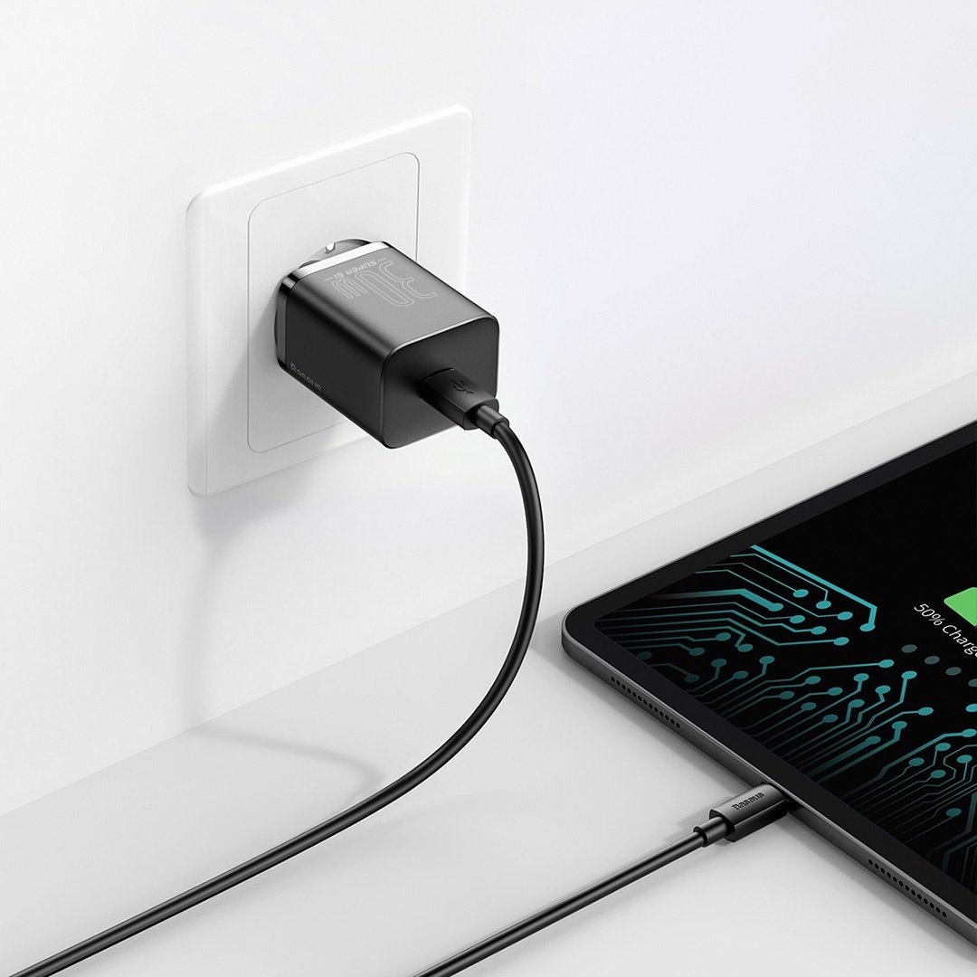 Зарядное устройство Baseus Super Si Quick Charger 1C 30W черный