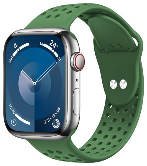 Ремешок для Apple Watch Series 7, Watch Series 8, Watch SE зеленый