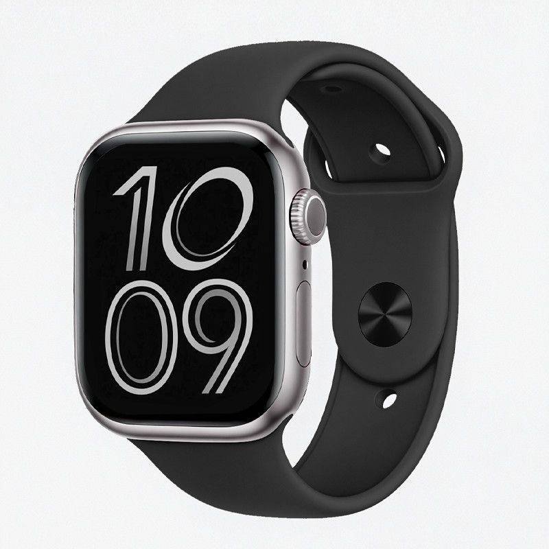 Ремешок для Apple Watch Series 7, Watch Series 8, Watch SE, Watch Series 10, Watch Series 11, Watch Series 9 черный