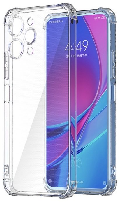 Чехол для Xiaomi 12, NOTE 12 (2023) прозрачный купить,799