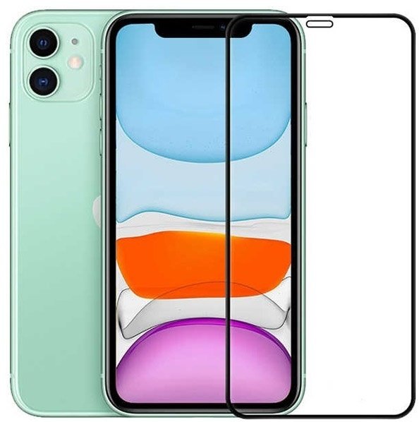 Стекло для Apple iPhone 11 A-case 3D черный