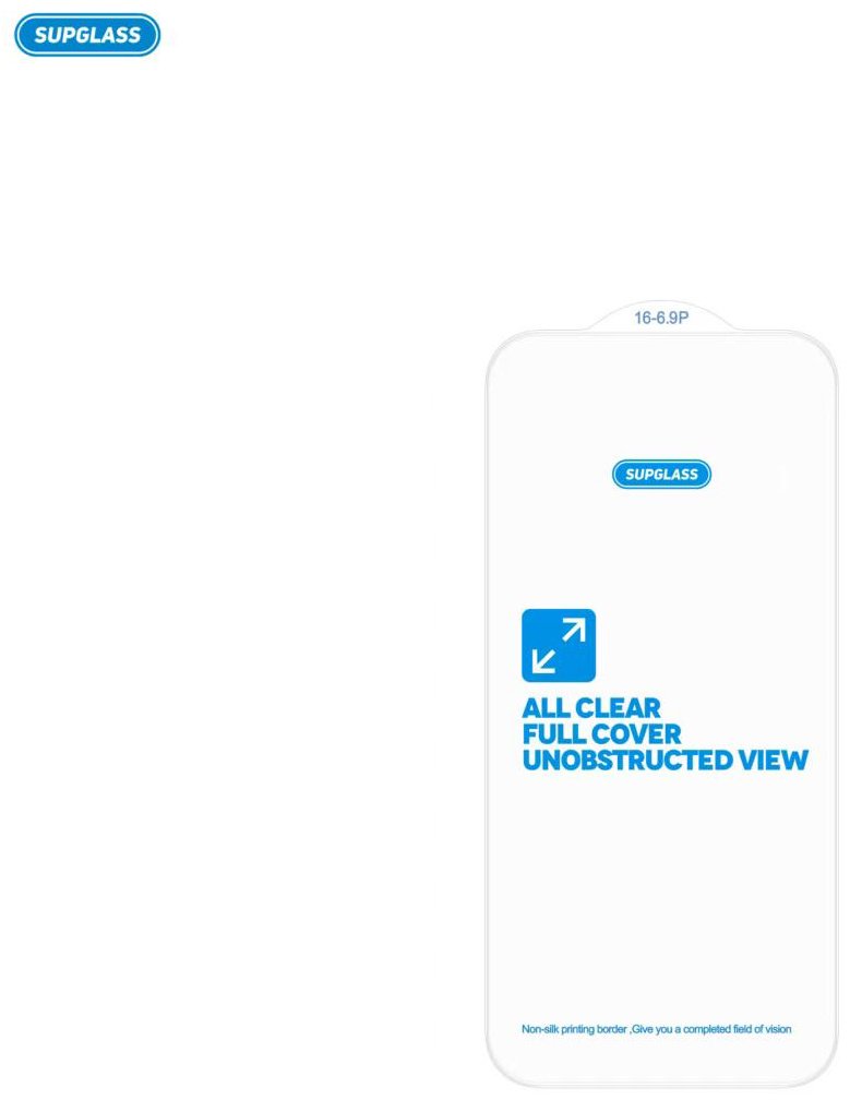 Стекло GLASS для Apple iPhone 14 Pro Max прозрачный