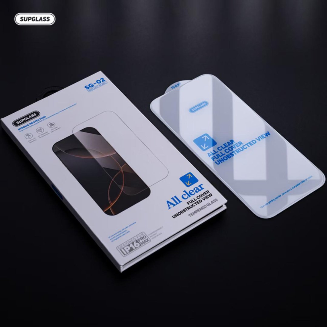 Стекло GLASS для Apple iPhone 14 Pro Max прозрачный