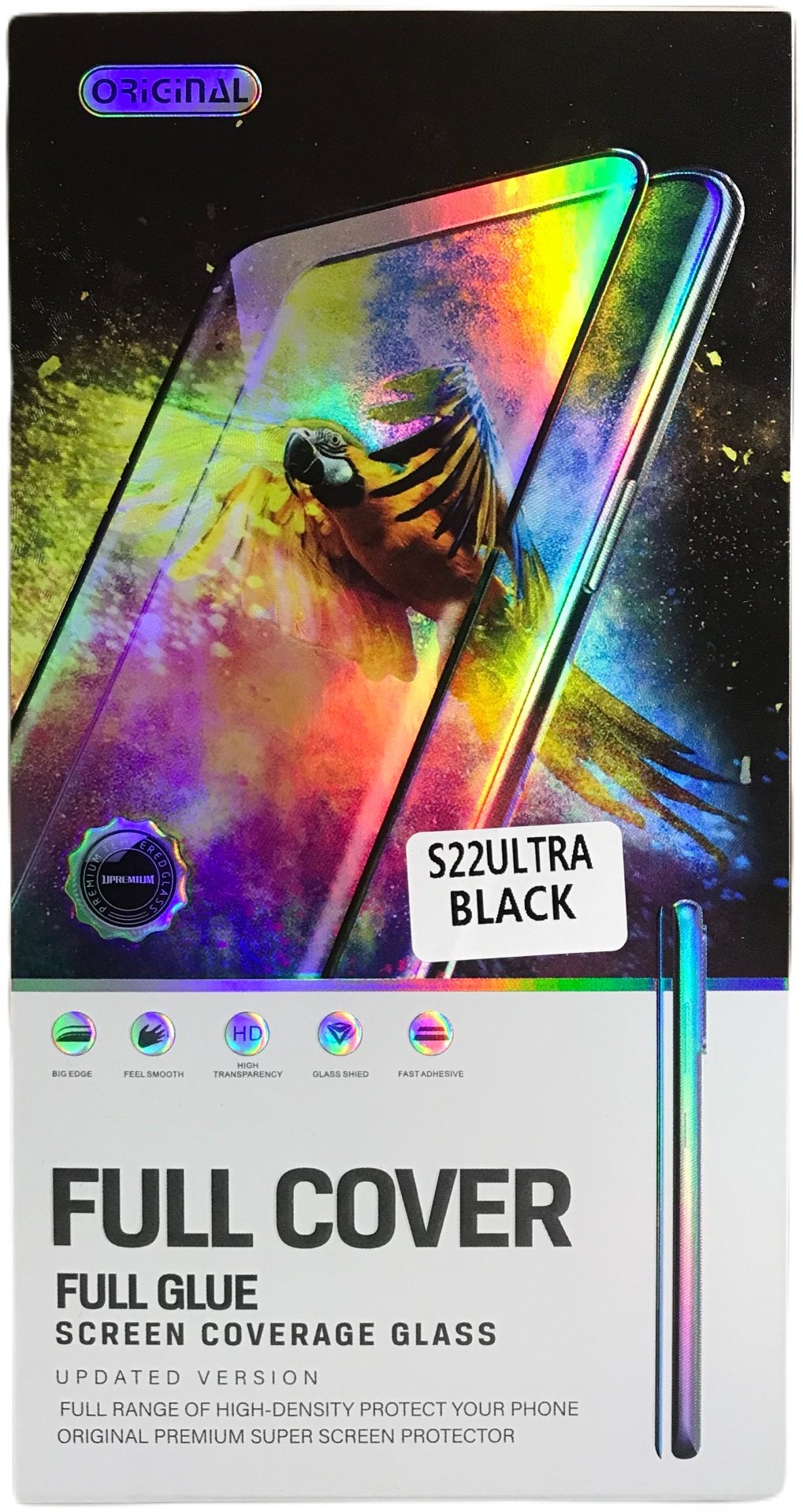 Стекло GLASS для Samsung Galaxy S22 Ultra S22ULTRA BLACK черный купить,1499