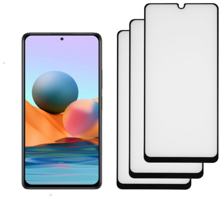 Стекло GLASS для Xiaomi Redmi 10A 0L-00058913 черный