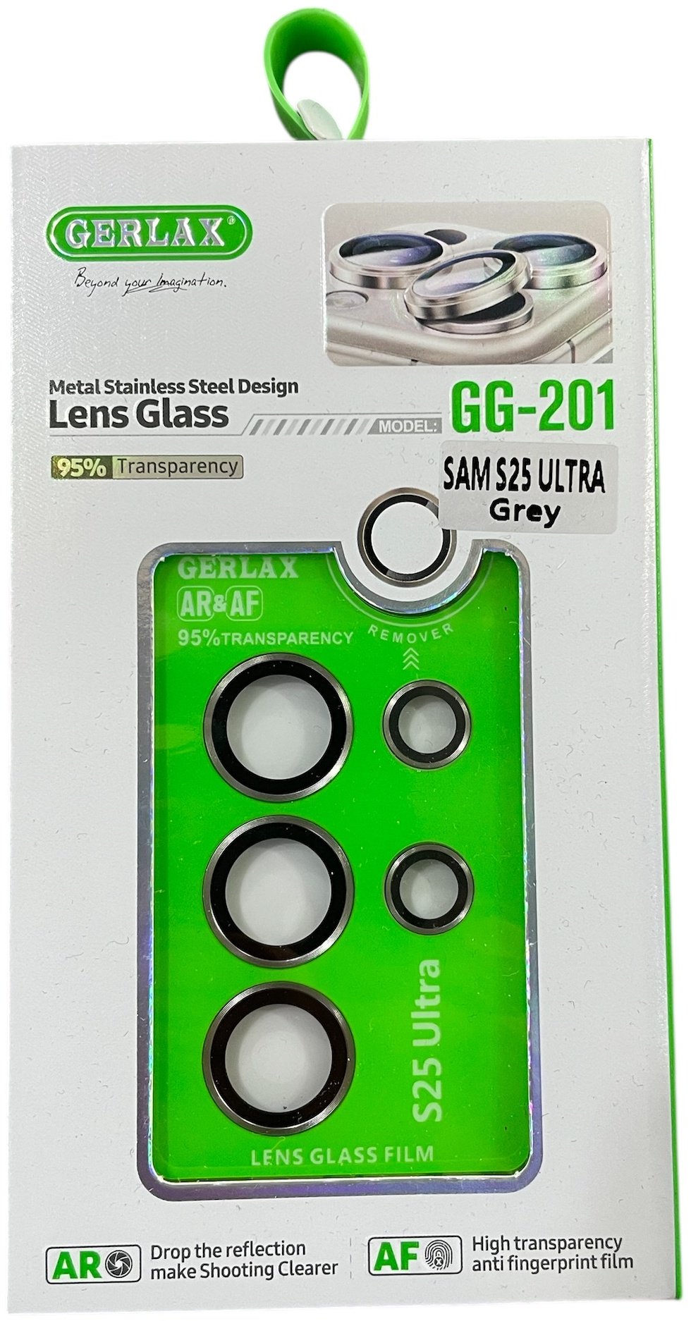Стекло GERLAX для Samsung Galaxy S25 Ultra серый
