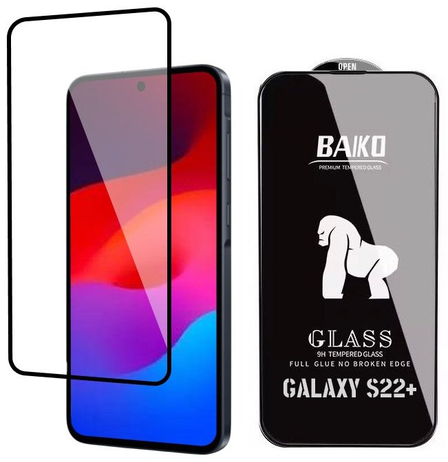 Стекло BAIKO для Samsung Galaxy S22+ черный