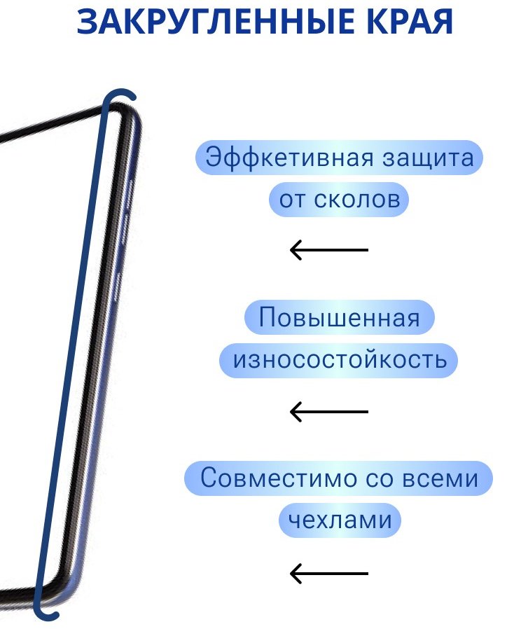Стекло BAIKO для Samsung Galaxy S23+ черный купить,1070