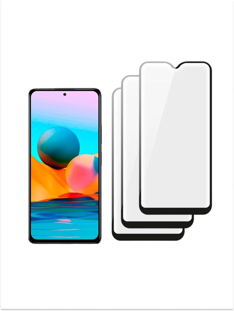 Стекло GLASS для Xiaomi Redmi Note 10 Pro