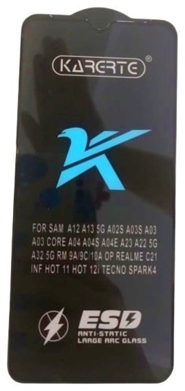 Стекло KARERTE для Samsung Galaxy A03S черный
