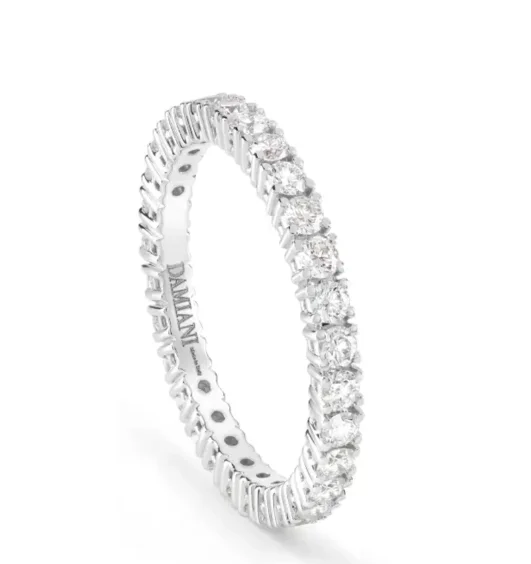 Кольцо Damiani Luce D 20090846 белое золото 16.8р 3.3гр купить,3340000