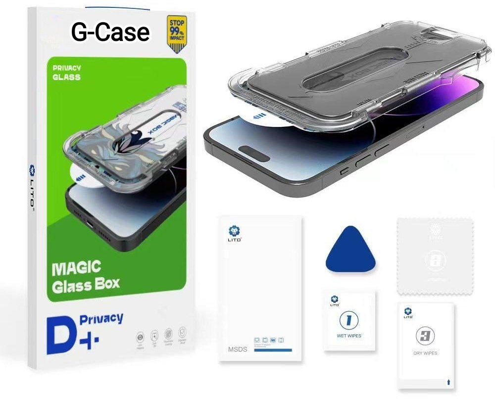 Стекло G-Case для Apple iPhone 15 Pro прозрачный
