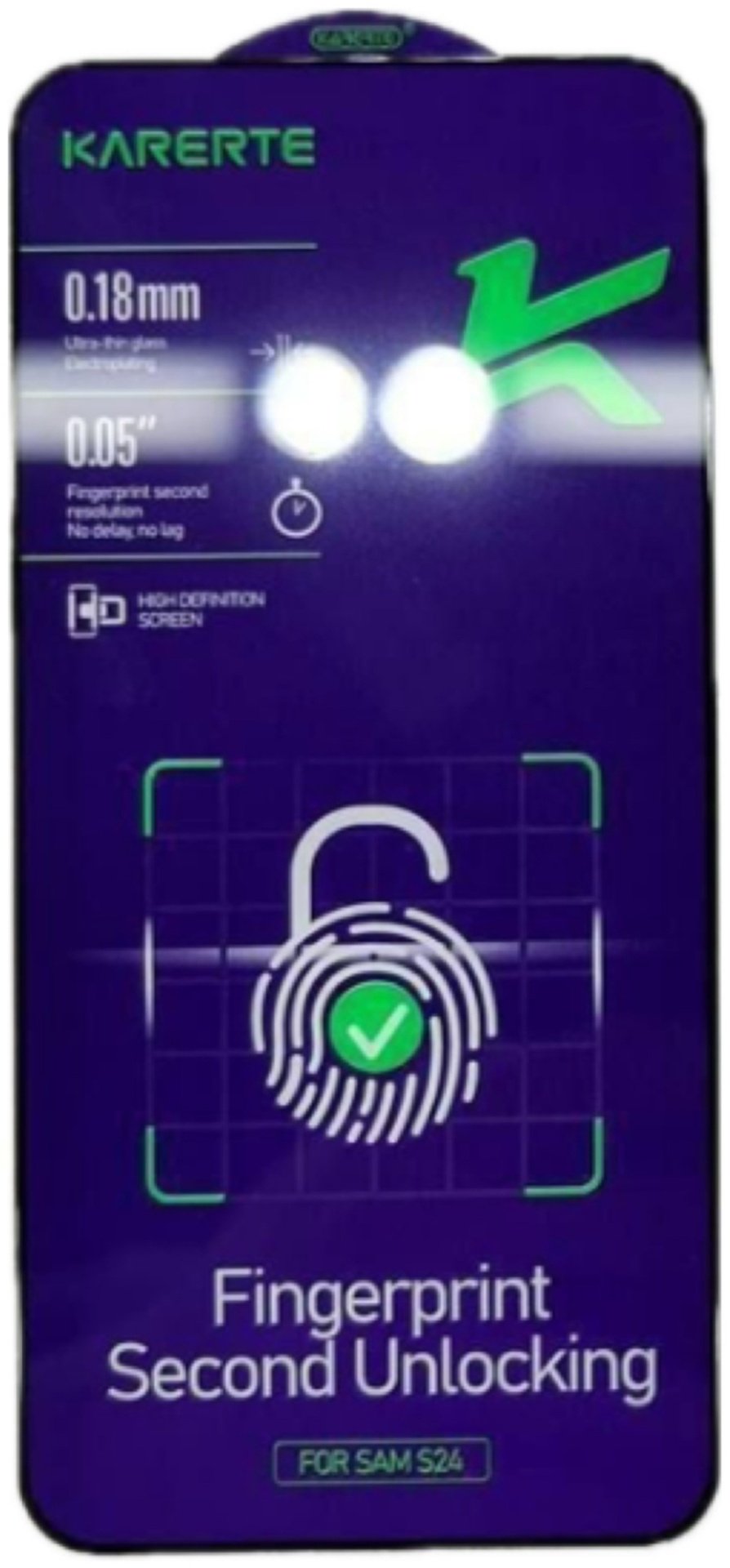 Стекло KARERTE для Samsung Galaxy S23 черный