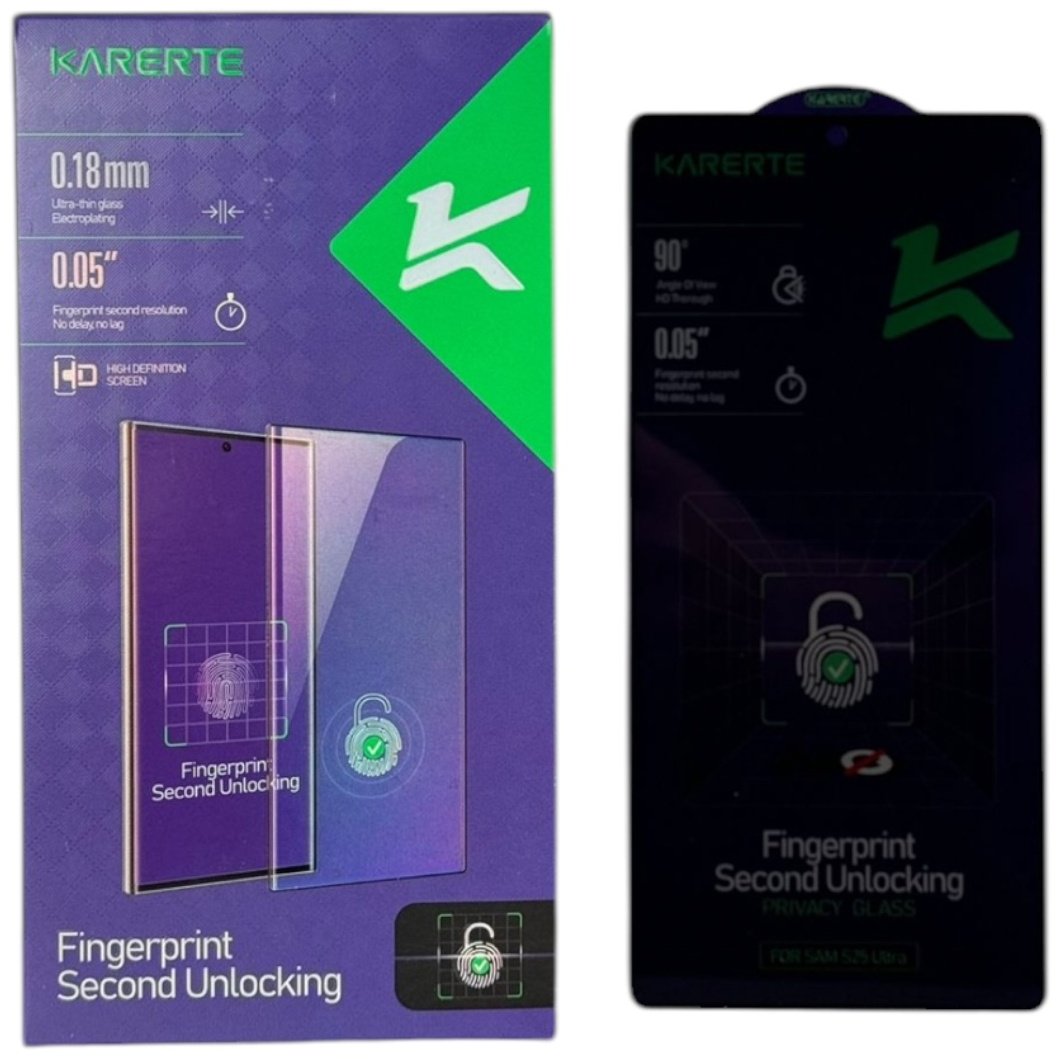 Стекло KARERTE для Samsung Galaxy S24 Ultra черный