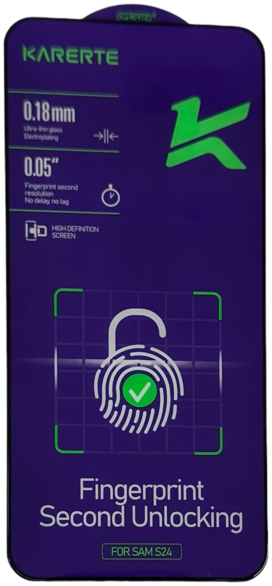 Стекло KARERTE для Samsung Galaxy S24 KARERTE черный
