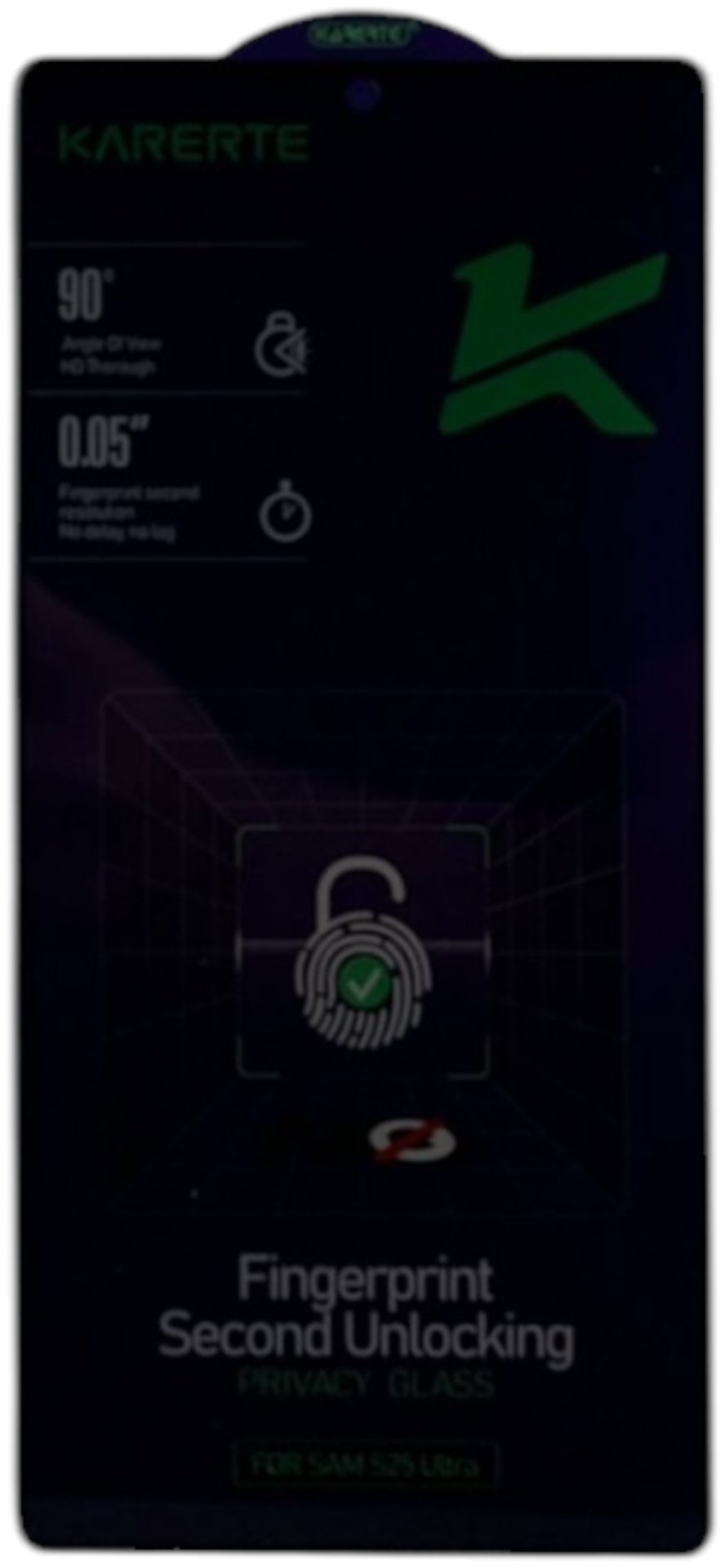 Стекло KARERTE для Samsung Galaxy S24 черный