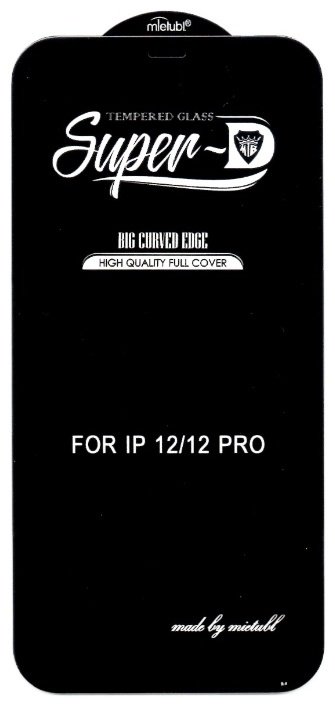 Стекло Mietubl для Apple iPhone 12 Pro черный купить,374
