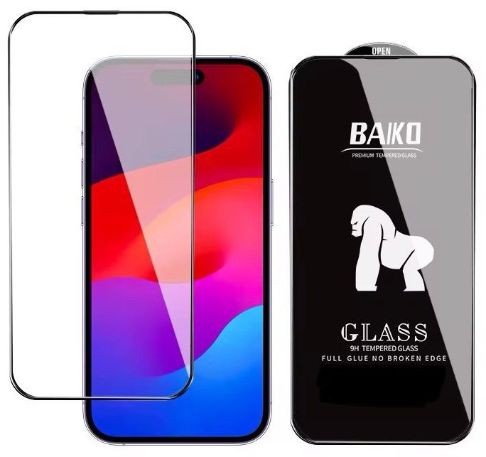 Стекло BAIKO для Apple iPhone 15 Plus черный купить,1069