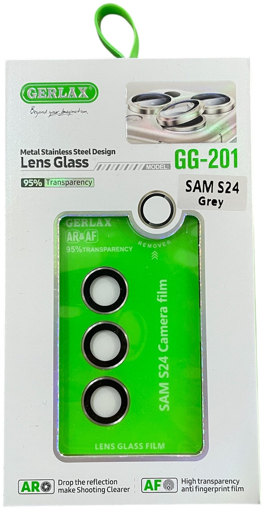 Стекло GERLAX для Samsung Galaxy S24 серый купить,1548