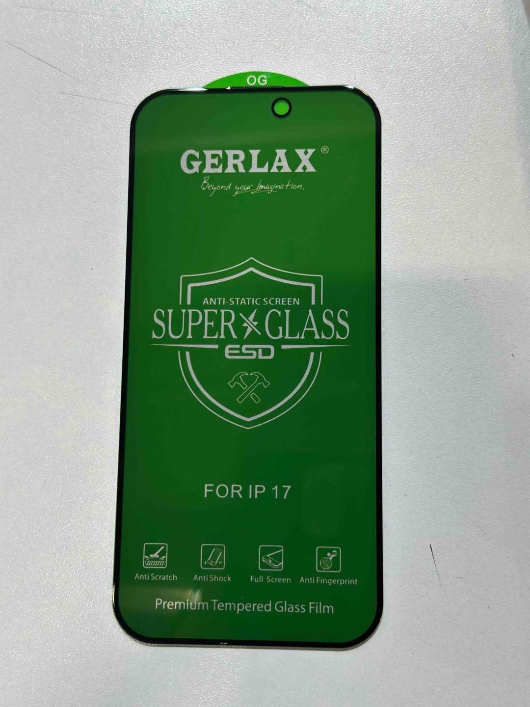 Стекло GERLAX для Apple iPhone 17 Gerlax черный купить,680