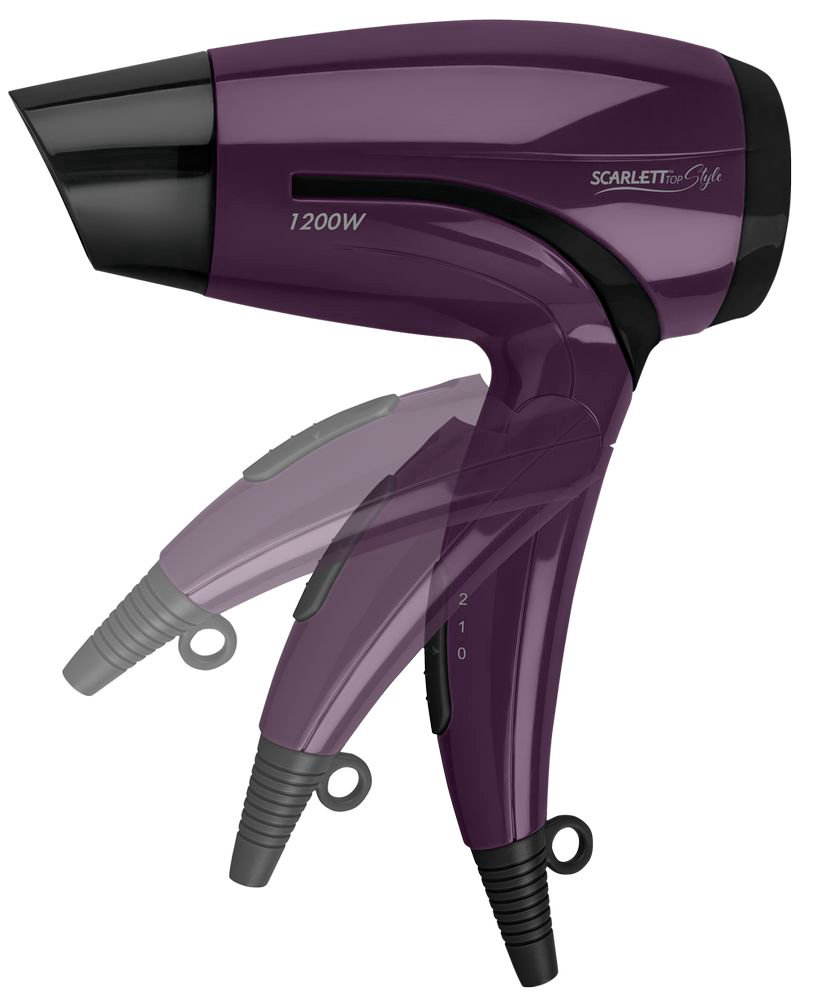 Фен Scarlett SC-HD70T28 фиолетовый купить,10777
