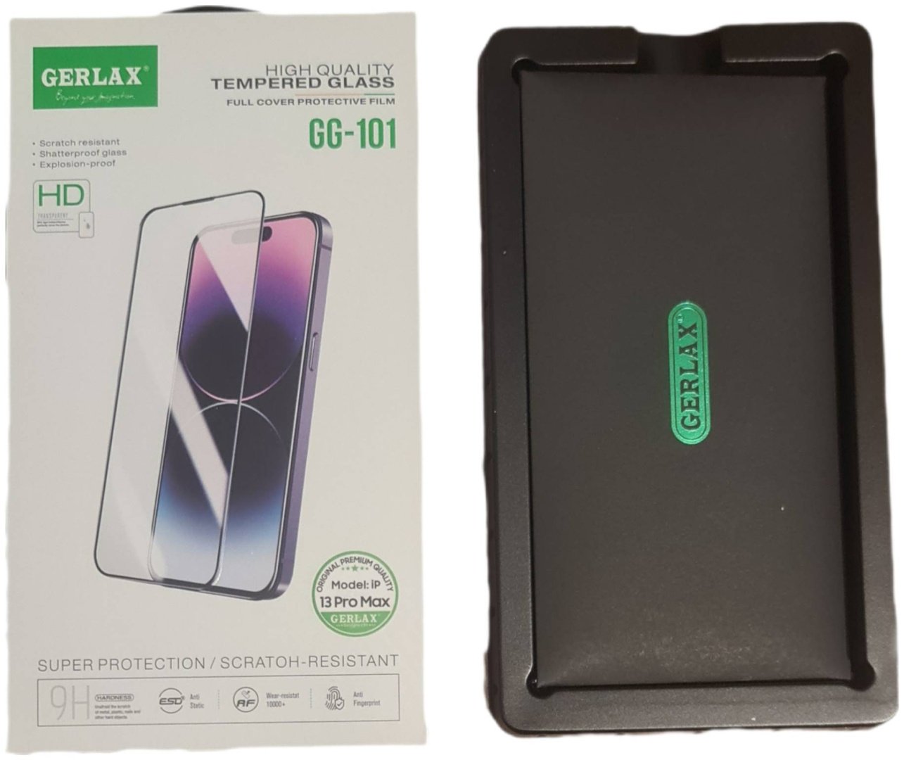Стекло GERLAX для Apple iPhone 13 Pro Max GG-101 черный купить,889