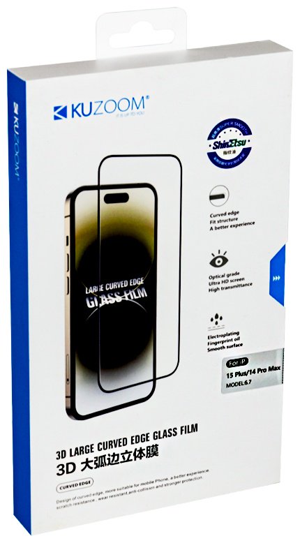 Стекло KUZOOM для Apple iPhone 15 Plus купить,1069