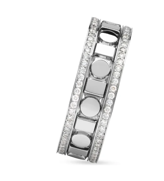 Кольцо Damiani Belle Epoque Reel 20093807 белое золото 21р 6.5гр купить,NaN