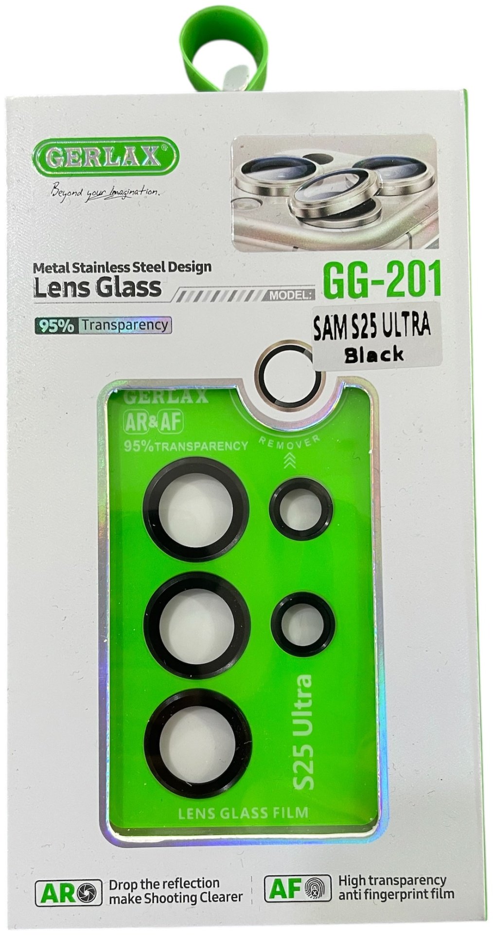Стекло GERLAX для Samsung Galaxy S25 Ultra черный
