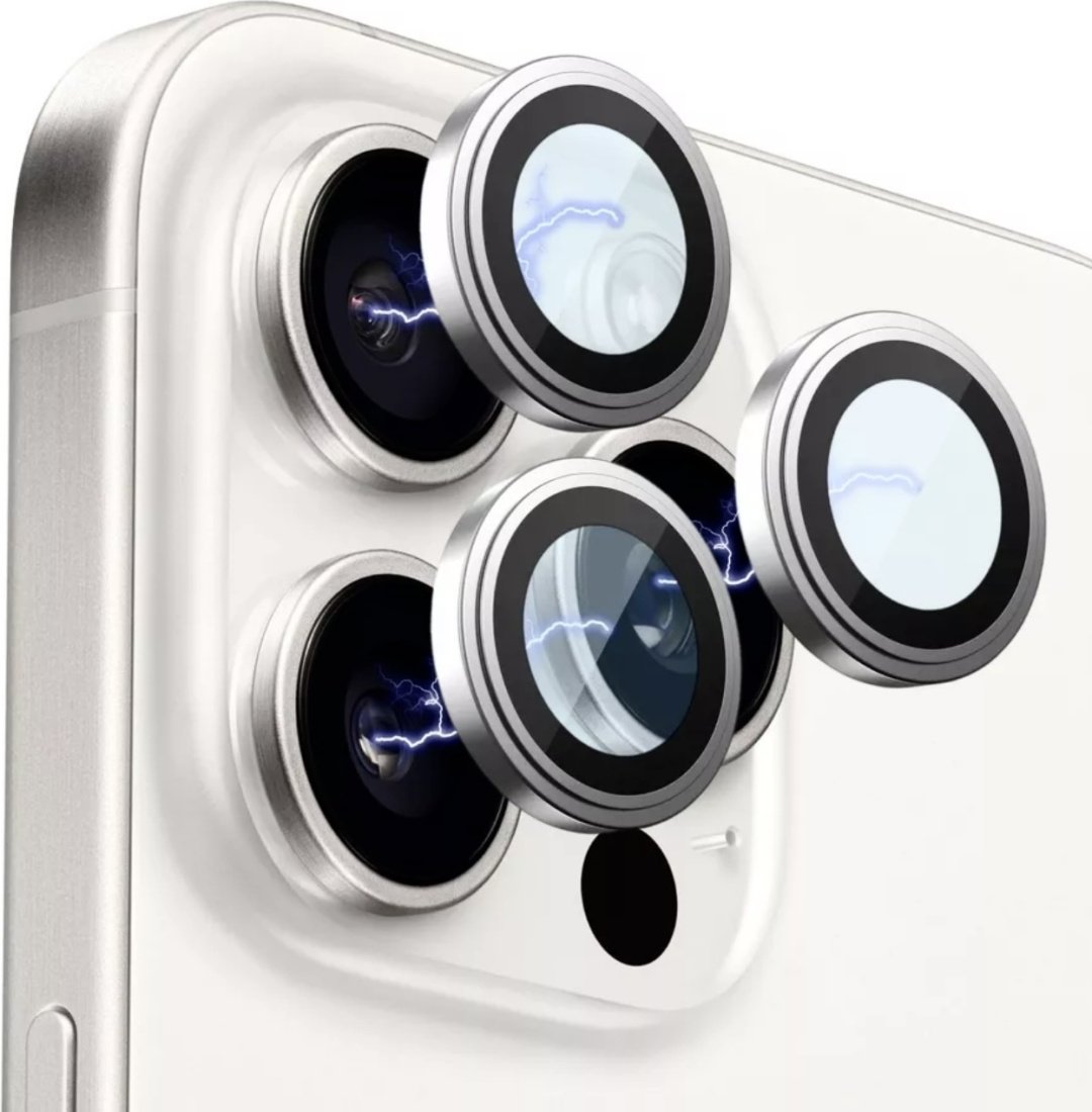 Стекло для Apple iPhone 15 Pro Max серебристый