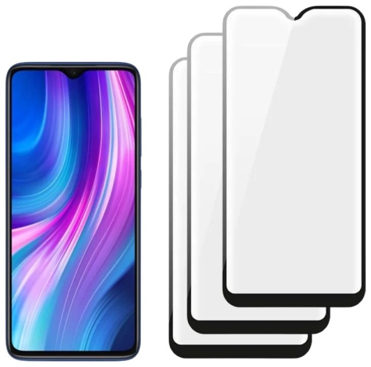 Стекло GLASS для Xiaomi Redmi Note 8 купить,1060