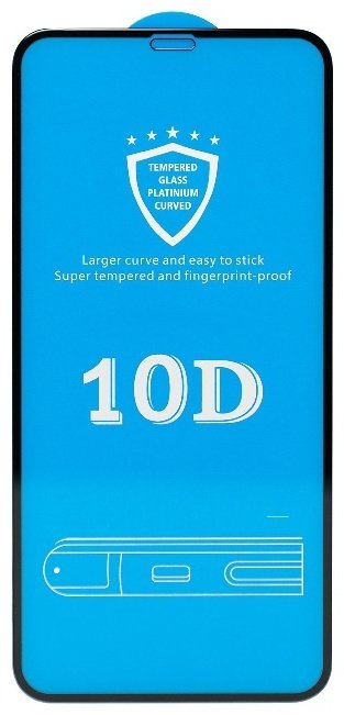 Стекло для Apple iPhone 11 10D черный
