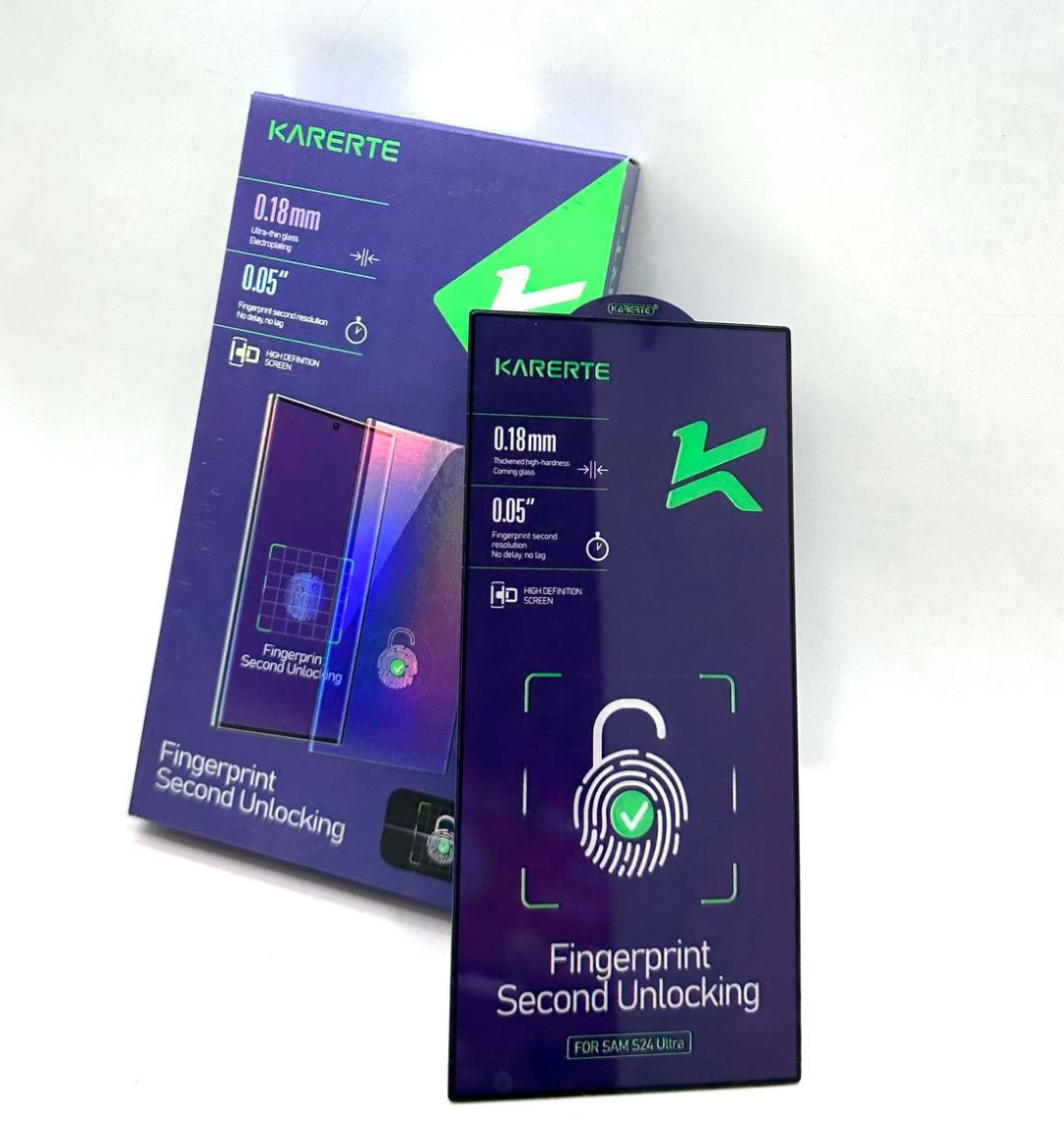 Стекло KARERTE для Samsung Galaxy S24 черный