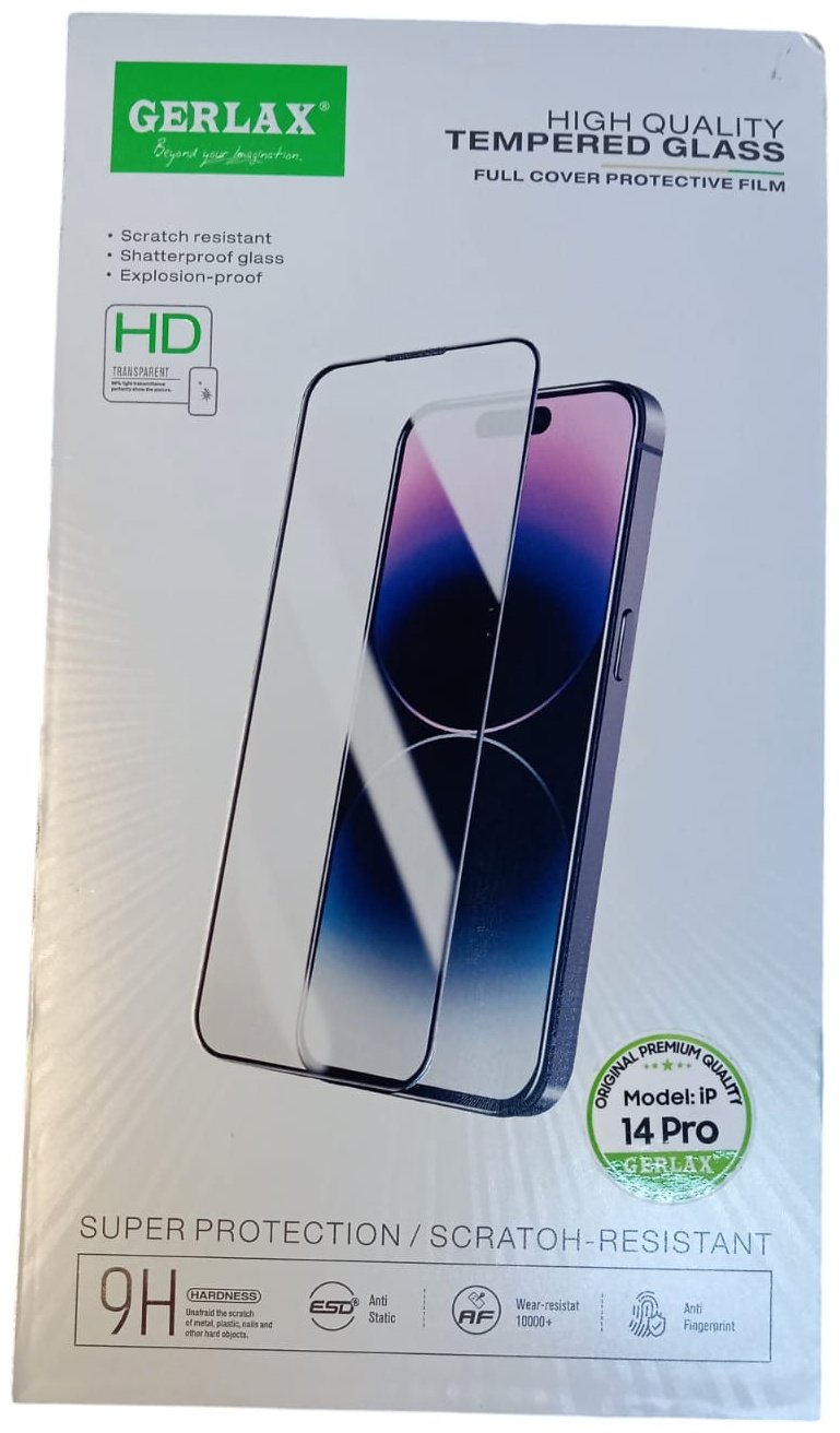 Стекло для Apple iPhone 14 Pro черный