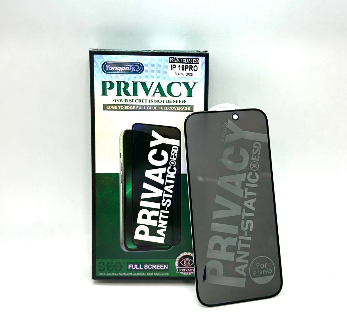 Стекло Yongpoly для Apple Iphone 16 Pro Max черный