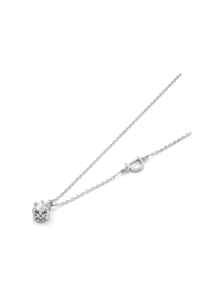 Колье Damiani Minou 20055861 белое золото 45см 2.7гр купить,NaN