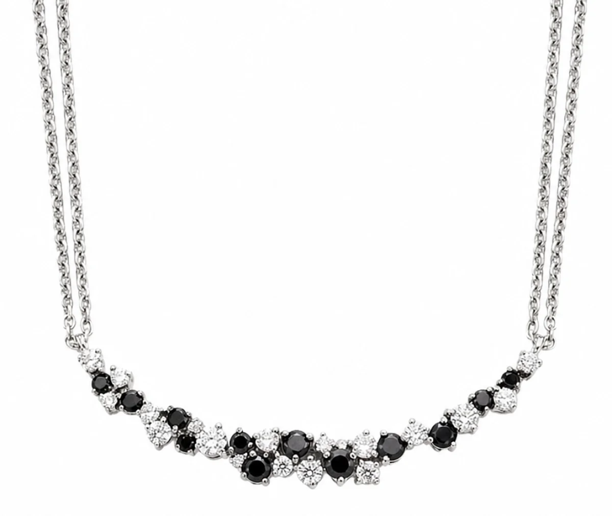 Колье Damiani Mimosa Flexi 81114835 белое золото 45см 7.54гр  купить,NaN
