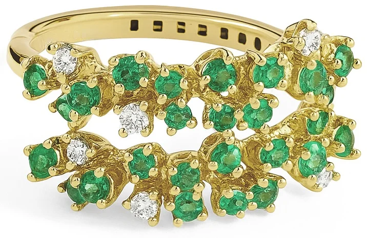 Кольцо Damiani Mimosa Flexi 20101395 желтое золото 16.5р 4.7гр купить,3000000