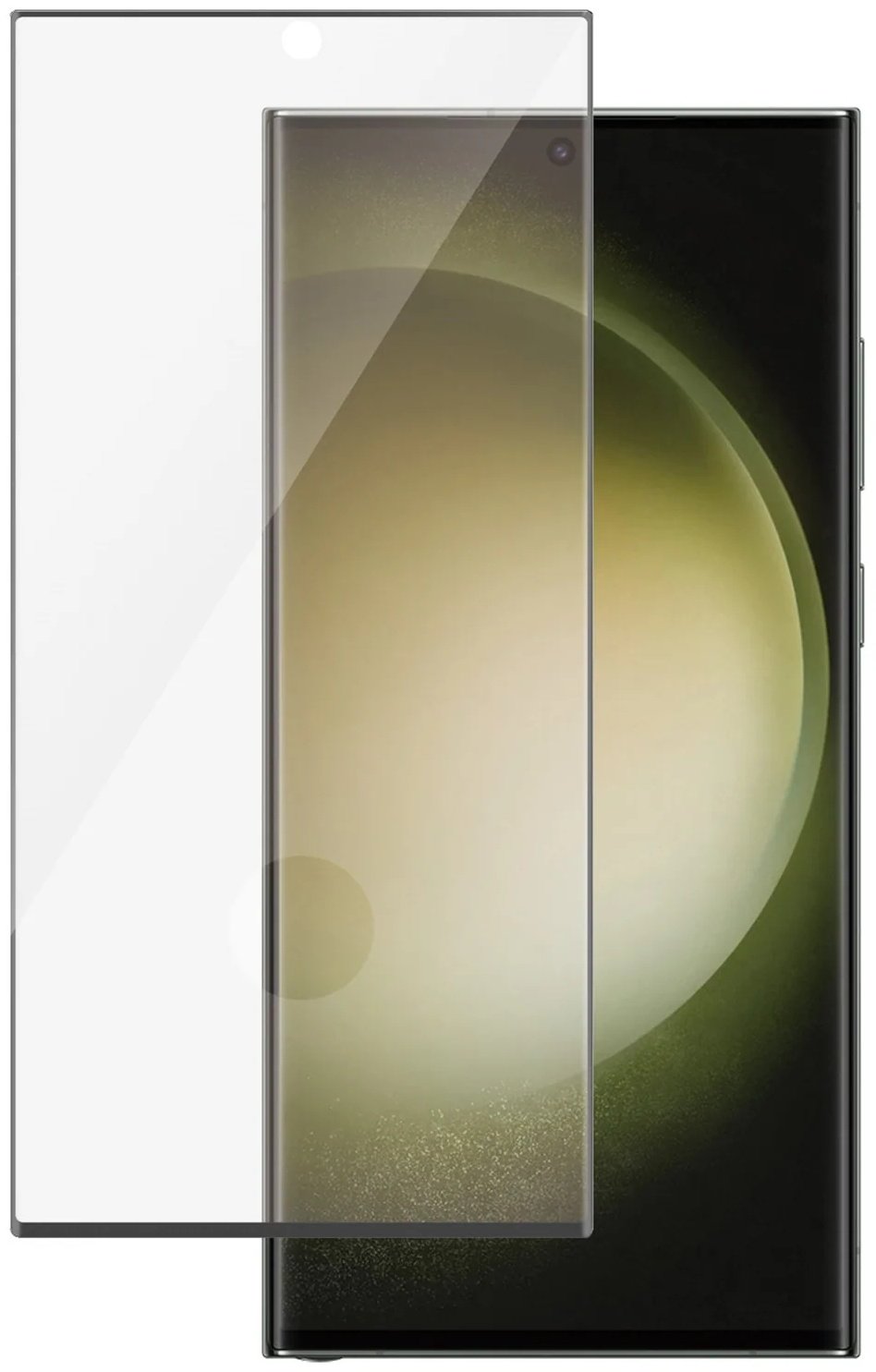 Стекло PanzerGlass для Samsung Galaxy S23 Ultra черный купить,2570